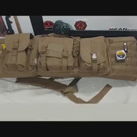 44" RECTANGULAR TACTICAL AIR RIFLE RUCKSACK - BLK