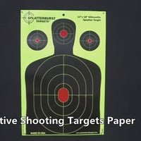 9.5x14.5" ADHESIVE HI-VIS TARGET SHEETS - 10's