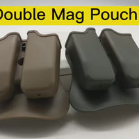 HARDSHELL DUAL MAGAZINE HOLDER W/ PADDLE