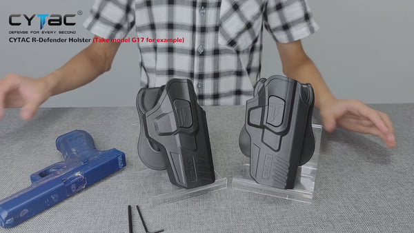 CYTAC R-DEFENDER HOLSTER (G4) - GLOCK 43,43X