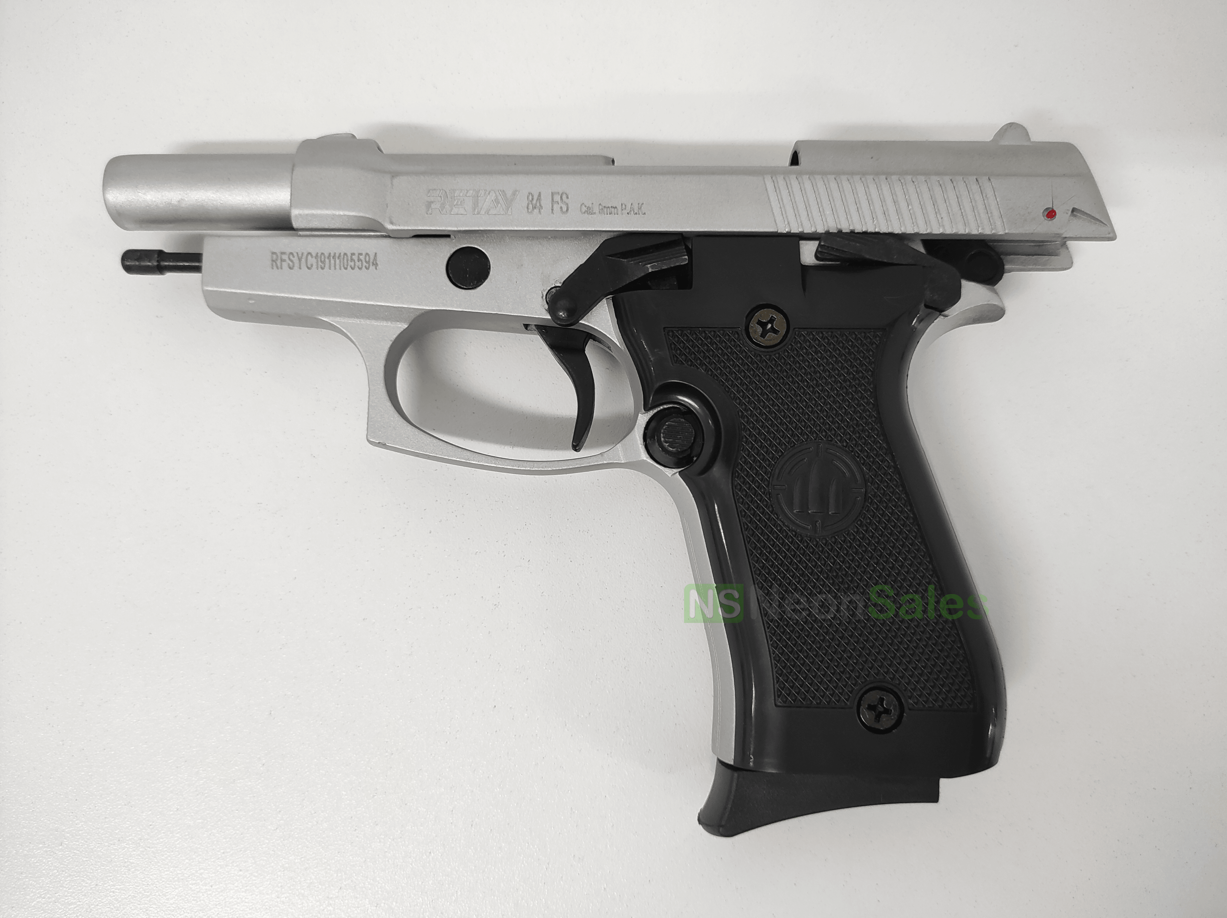 RETAY 84FS BLANK GUN - MATT CHROME - NeonSales {{ shop.shopifyCountryName }}
