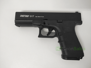 RETAY G17 BLANK GUN - BLACK - NeonSales South Africa