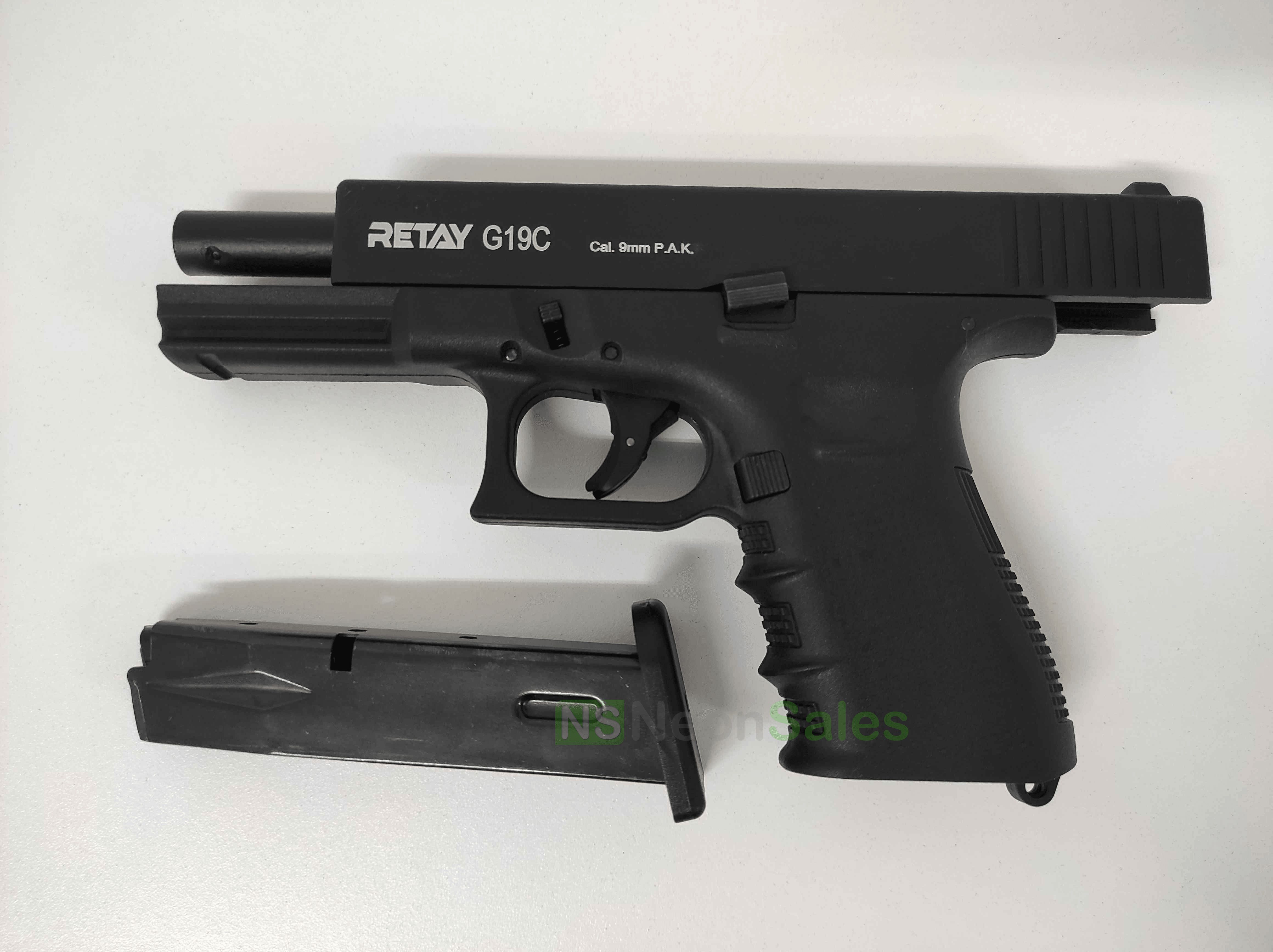 RETAY G19C BLANK GUN - BLACK - NeonSales South Africa