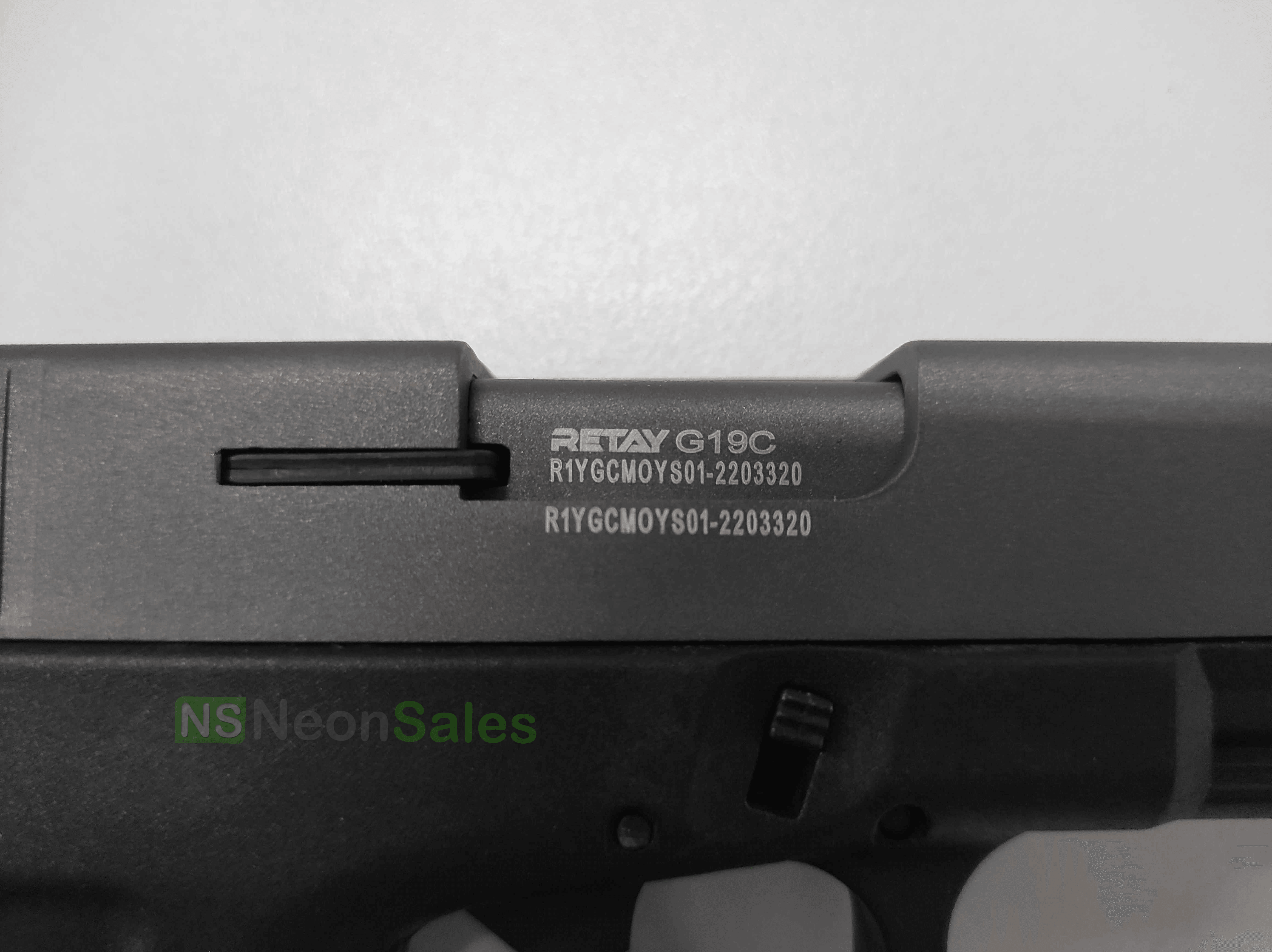 RETAY G19C BLANK GUN - FUME - NeonSales {{ shop.shopifyCountryName }}
