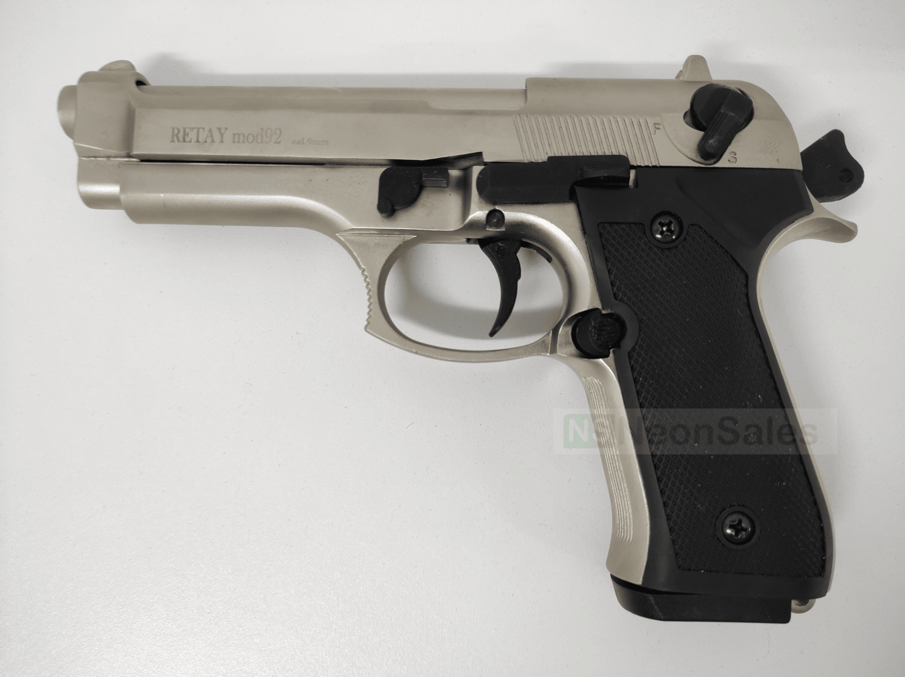 RETAY MOD 92 BLANK GUN - FULL SATIN - NeonSales South Africa