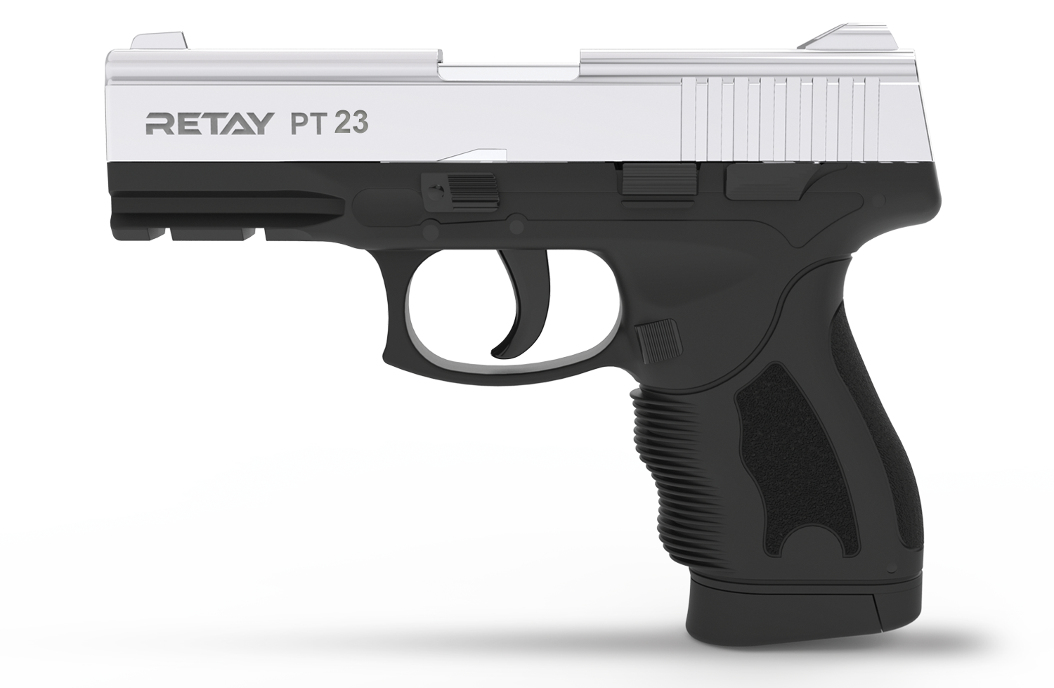 RETAY PT23  BLANK GUN - SHINY CHROME