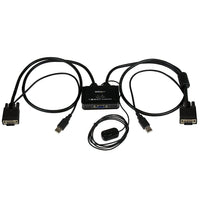 REXTRON UMH2C - representative 2-port KVM connection layout
