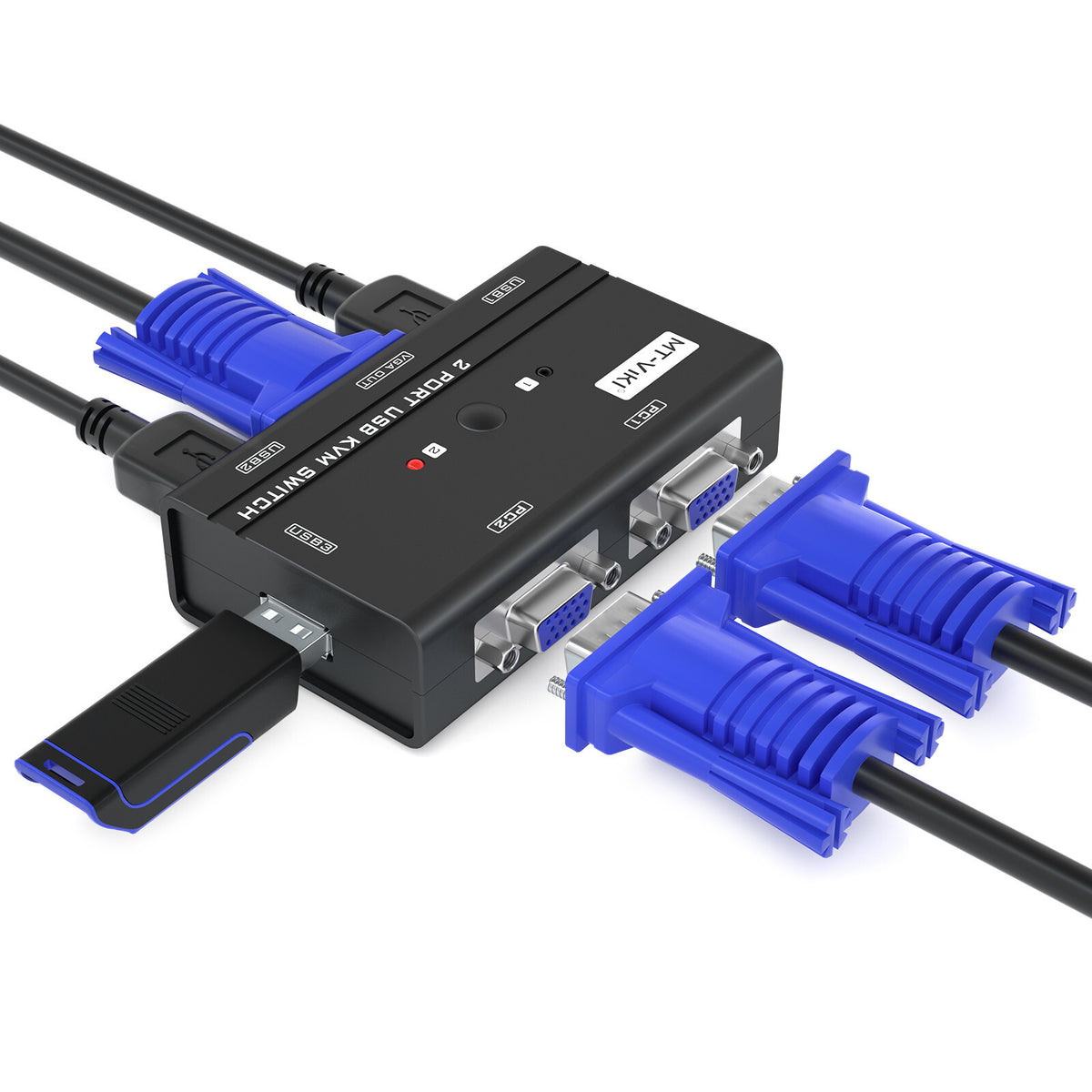 REXTRON UMH2C - representative 2-port USB VGA KVM switch