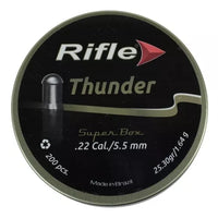 RIFLE .22 CAL THUNDER SUPER BOX (25.30GR) - 200's - NeonSales {{ shop.shopifyCountryName }}