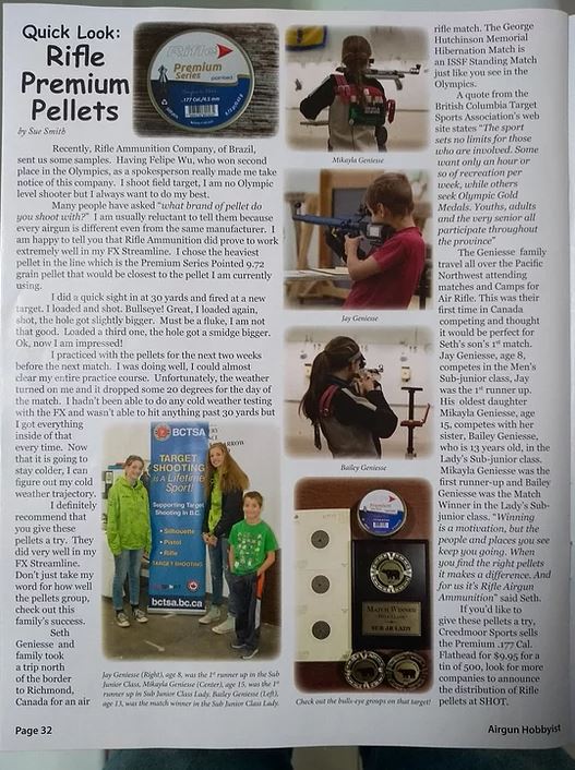 RIFLE PREMIUM POINTED PELLETS (9.72GR) .177- 500's - NeonSales {{ shop.shopifyCountryName }}