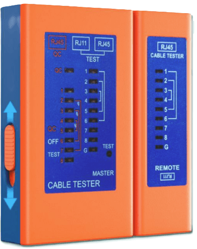 RJ11/RJ45 NETWORK CABLE & POE TESTER - NeonSales {{ shop.shopifyCountryName }}