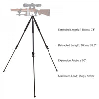 ROKSTAD 31.5" - 74" TRIPOD & V-REST - NeonSales {{ shop.shopifyCountryName }}