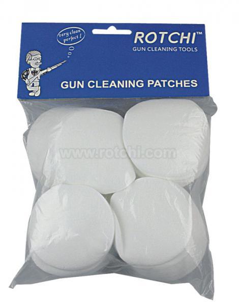ROTCHI GUN CLEANING PATCHES FOR HANDGUNS - 400's - NeonSales {{ shop.shopifyCountryName }}