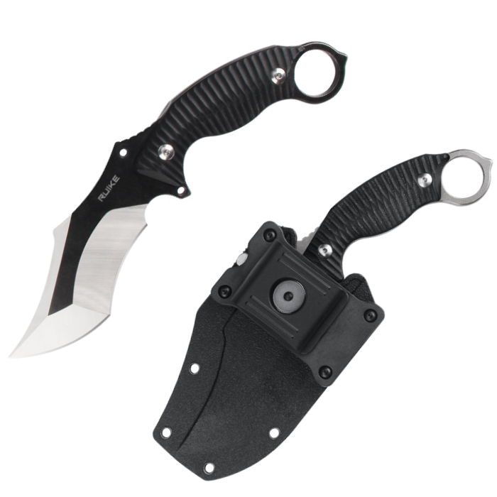 RUIKE KNIFE F181-B1 BLACK/SILVER - NeonSales {{ shop.shopifyCountryName }}