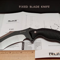 RUIKE KNIFE F181-B1 BLACK/SILVER - NeonSales {{ shop.shopifyCountryName }}