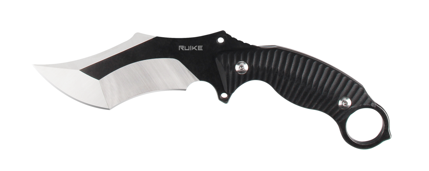 RUIKE KNIFE F181-B1 BLACK/SILVER - NeonSales {{ shop.shopifyCountryName }}