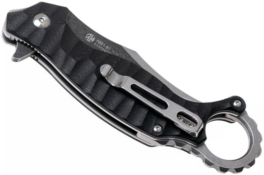 RUIKE KNIFE F181-B1 BLACK/SILVER - NeonSales {{ shop.shopifyCountryName }}