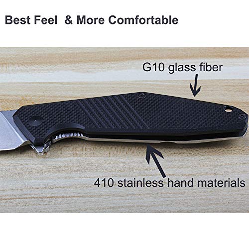 RUIKE KNIFE G10 BLACK FOLDING KNIFE D191-B - NeonSales {{ shop.shopifyCountryName }}
