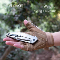 RUIKE KNIFE G10 BLACK FOLDING KNIFE D191-B - NeonSales {{ shop.shopifyCountryName }}