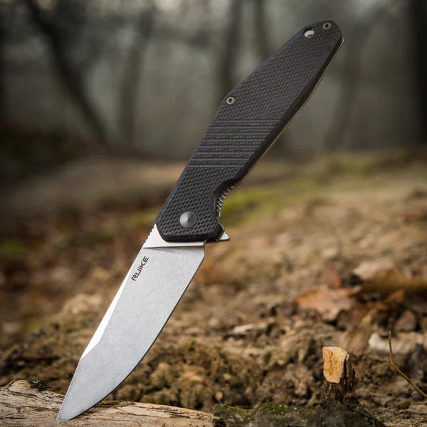 RUIKE KNIFE G10 BLACK FOLDING KNIFE D191-B - NeonSales {{ shop.shopifyCountryName }}