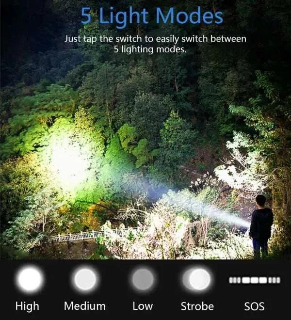 RUILANG RL-W501 (CREE XHP120) FLASHLIGHT, H-POWER - NeonSales {{ shop.shopifyCountryName }}