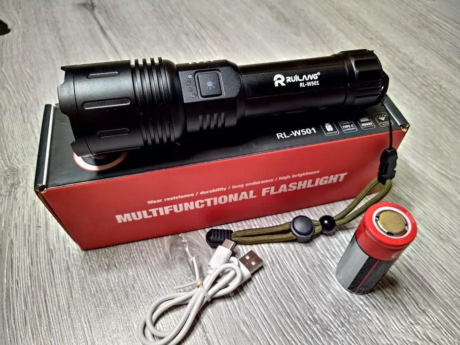 RUILANG RL-W501 (CREE XHP120) FLASHLIGHT, H-POWER - NeonSales South Africa