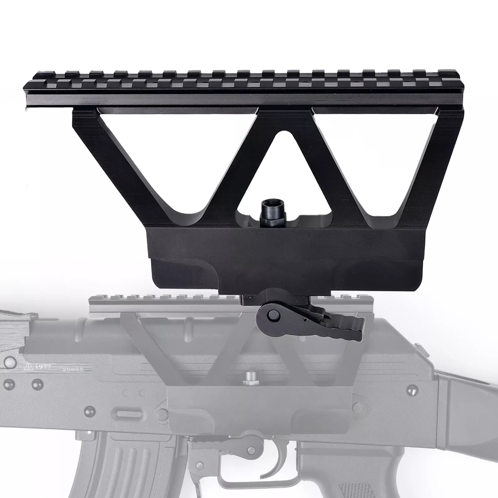 GENERIC AK/AKM SIDE MOUNTING PLATE, WEAVER RAIL