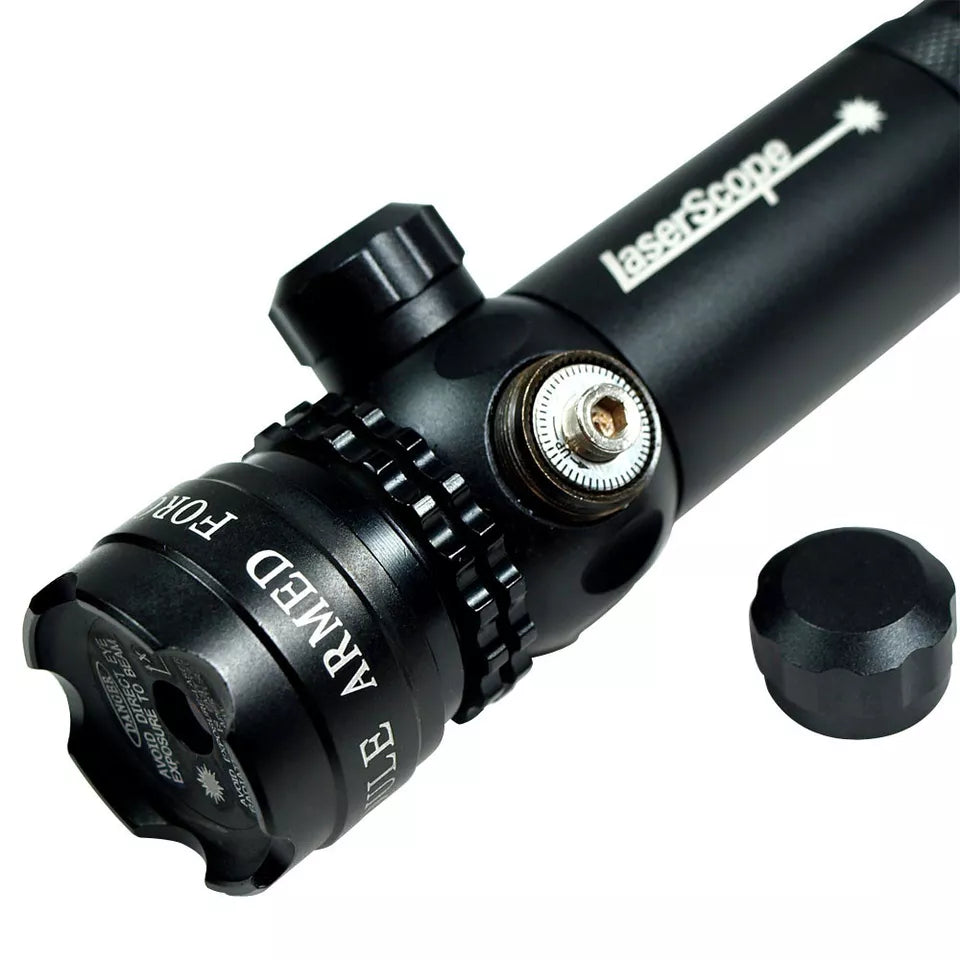 LASER SCOPE SIGHT WITH BARREL AND SCOPE MOUNTS