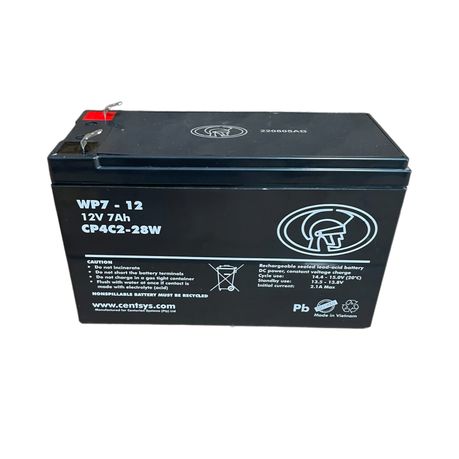 CENTURION WP7.2 - 12V RECHARGEABLE BATTERY - NeonSales {{ shop.shopifyCountryName }}