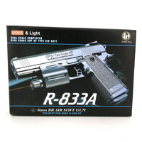 R-833A LASER & LIGHT 6MM AIRSOFT PISTOL - NeonSales {{ shop.shopifyCountryName }}