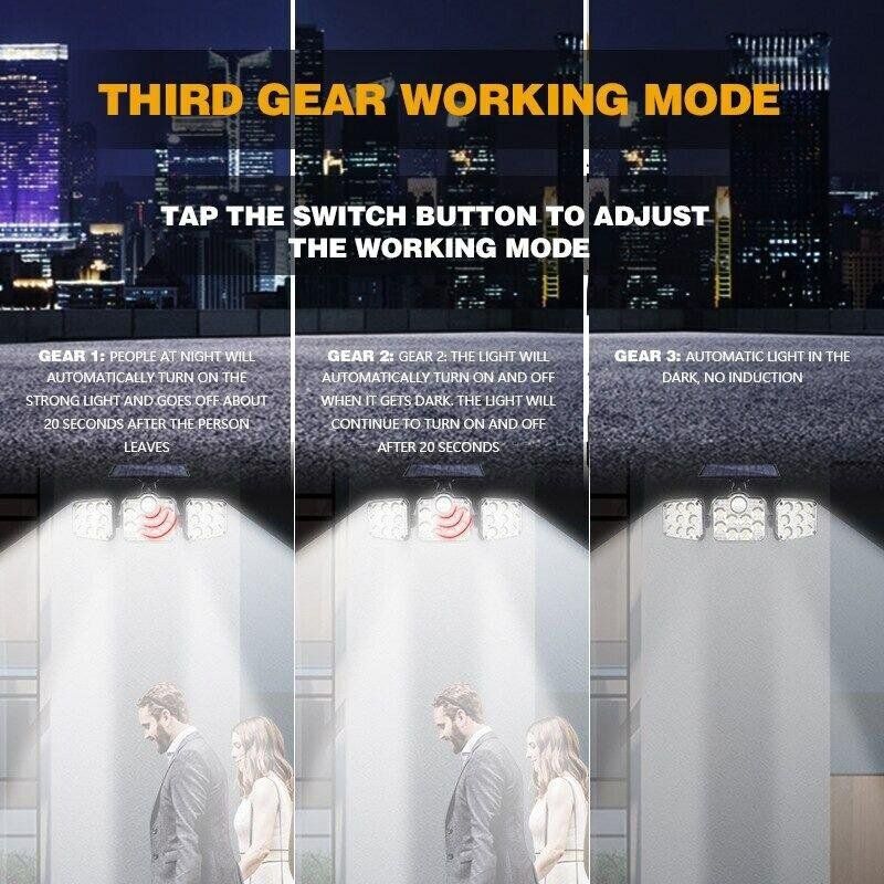 ANDOWL VIKARO SENSOR LIGHT  30W SOLAR LED