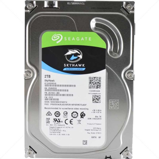 SEAGATE 2TB HDD SURVEILLANCE STORAGE SKYHAWK 3.5 I