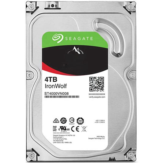 SEAGATE 4TB HDD NAS IRONWOLF 3.5 INCH SIZE SATA