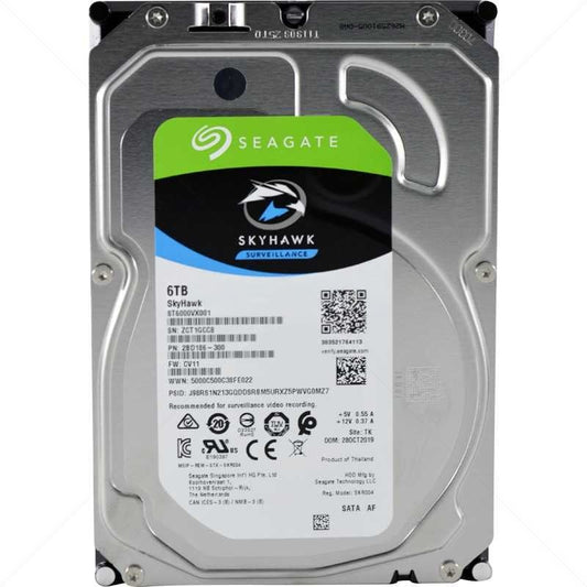 SEAGATE 6TB HDD SURVEILLANCE STORAGE SKYHAWK 3.5 I