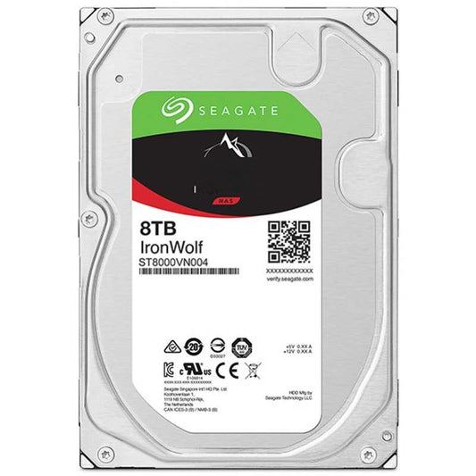 SEAGATE 8TB HDD NAS IRONWOLF 3.5 INCH SIZE SATA