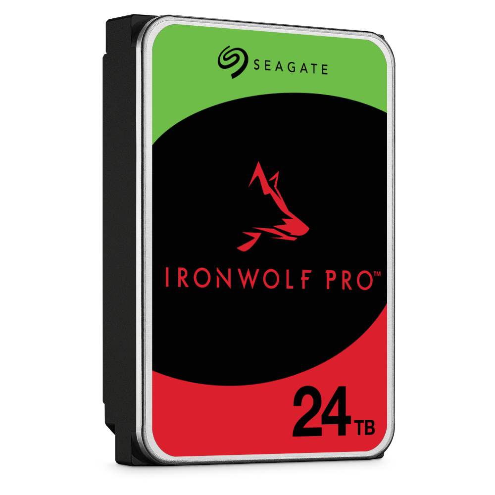 Seagate IronWolf Pro 24TB NAS hard drive official product image