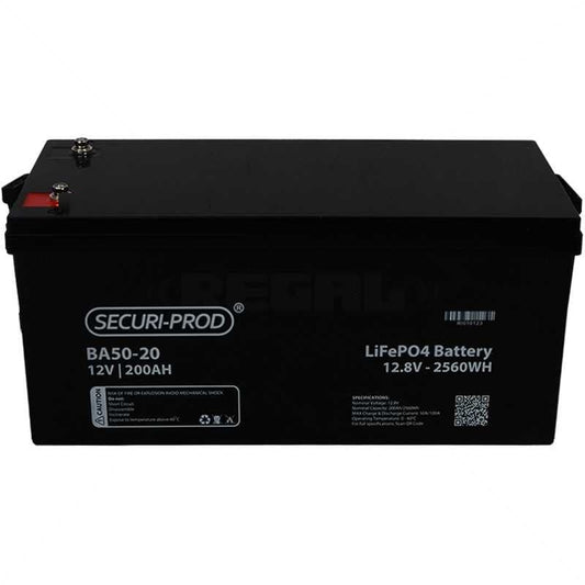 SECURI-PROD LITHIUM LIFEPO4 BATTERY 12V 200AH - NeonSales {{ shop.shopifyCountryName }}