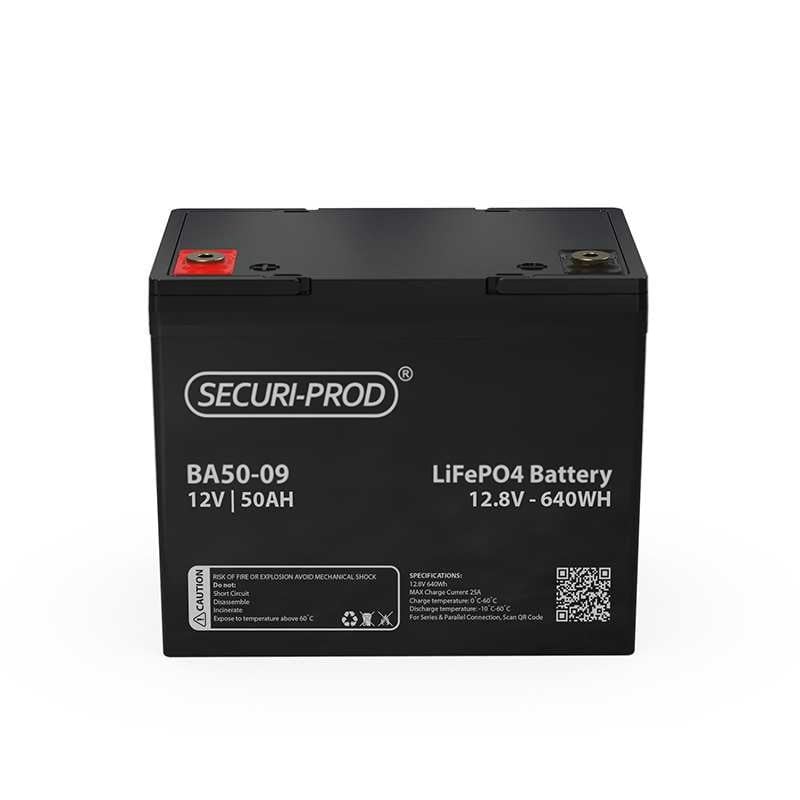 SECURI-PROD LITHIUM LIFEPO4 BATTERY 12V 50AH - NeonSales {{ shop.shopifyCountryName }}