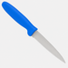 Blue serrated paring knife