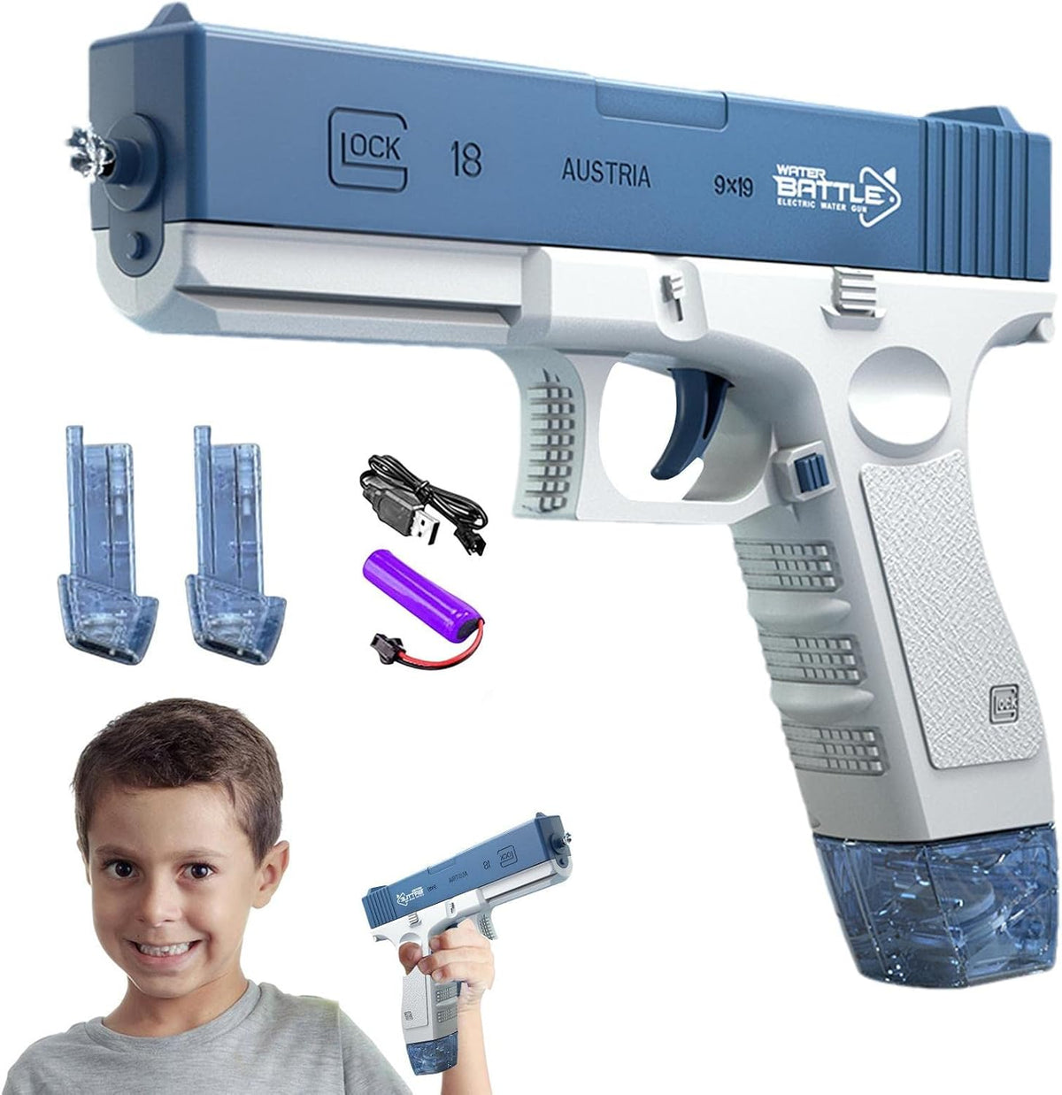 GLOCK SHOOTING SERIES WATER BULLET-8+ AGES