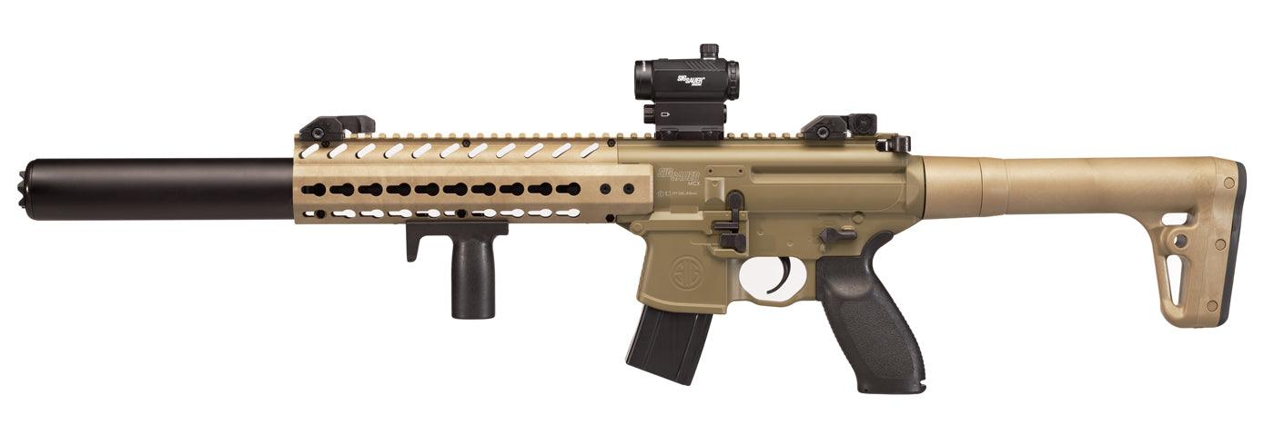 SIG SAUER MCX CARBINE .177 W/ 1X20 RED DOT - FDE - NeonSales {{ shop.shopifyCountryName }}