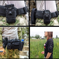 SILVER KNIGHT WALKIE TALKIE POUCH, MOLLE - 440 - NeonSales {{ shop.shopifyCountryName }}