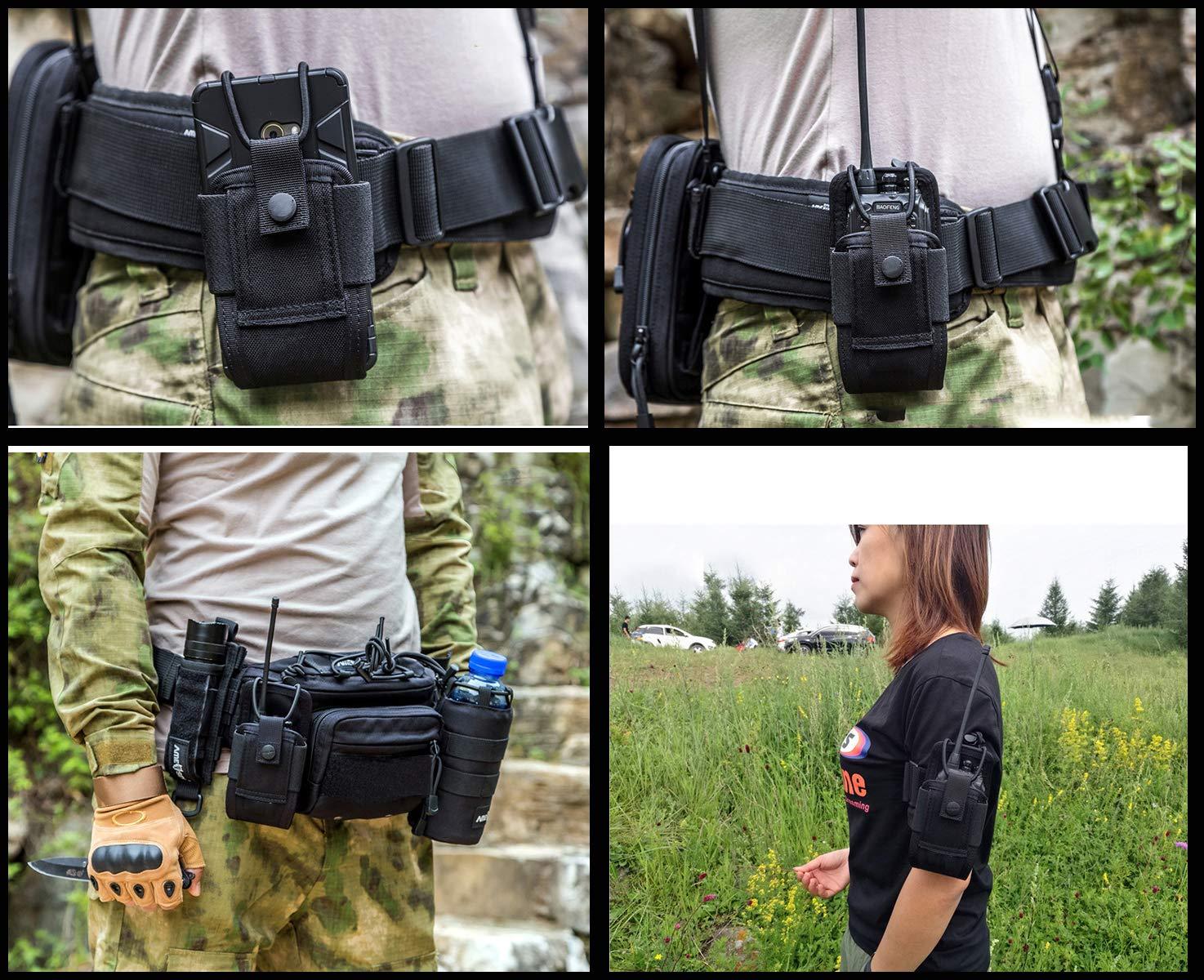 SILVER KNIGHT WALKIE TALKIE POUCH, MOLLE - 440 - NeonSales {{ shop.shopifyCountryName }}