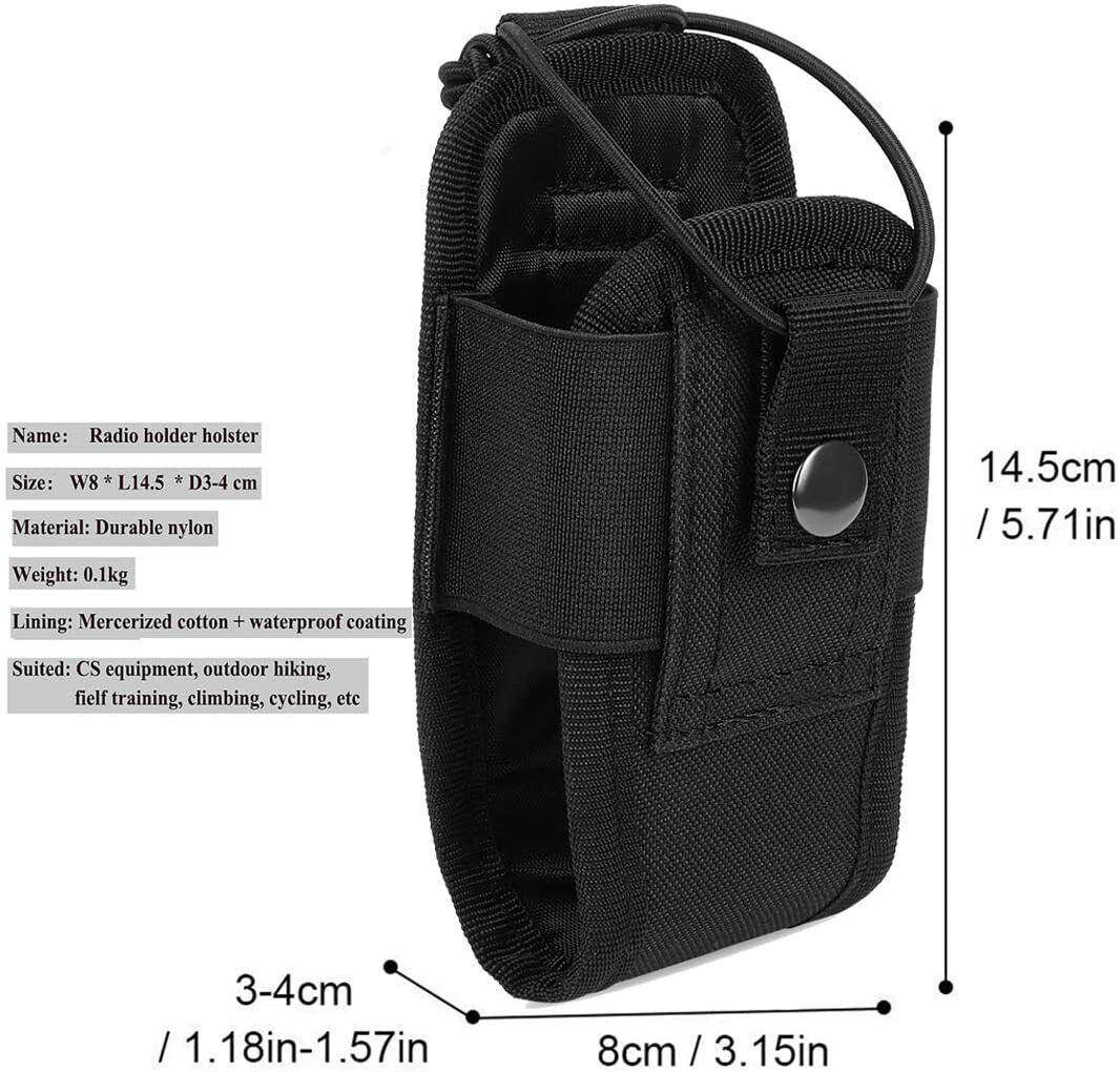 SILVER KNIGHT WALKIE TALKIE POUCH, MOLLE - 440 - NeonSales {{ shop.shopifyCountryName }}