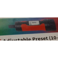 DZT adjustable preset torque screwdriver product illustration on packaging