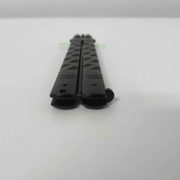 SLIMLINE BUTTERFLY KNIFE WITH CLIP EDGE - BLACK - NeonSales {{ shop.shopifyCountryName }}