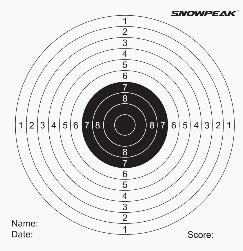 SNOWPEAK #1404 TAGBOARD TARGETS, 140X140MM - 100's - NeonSales {{ shop.shopifyCountryName }}