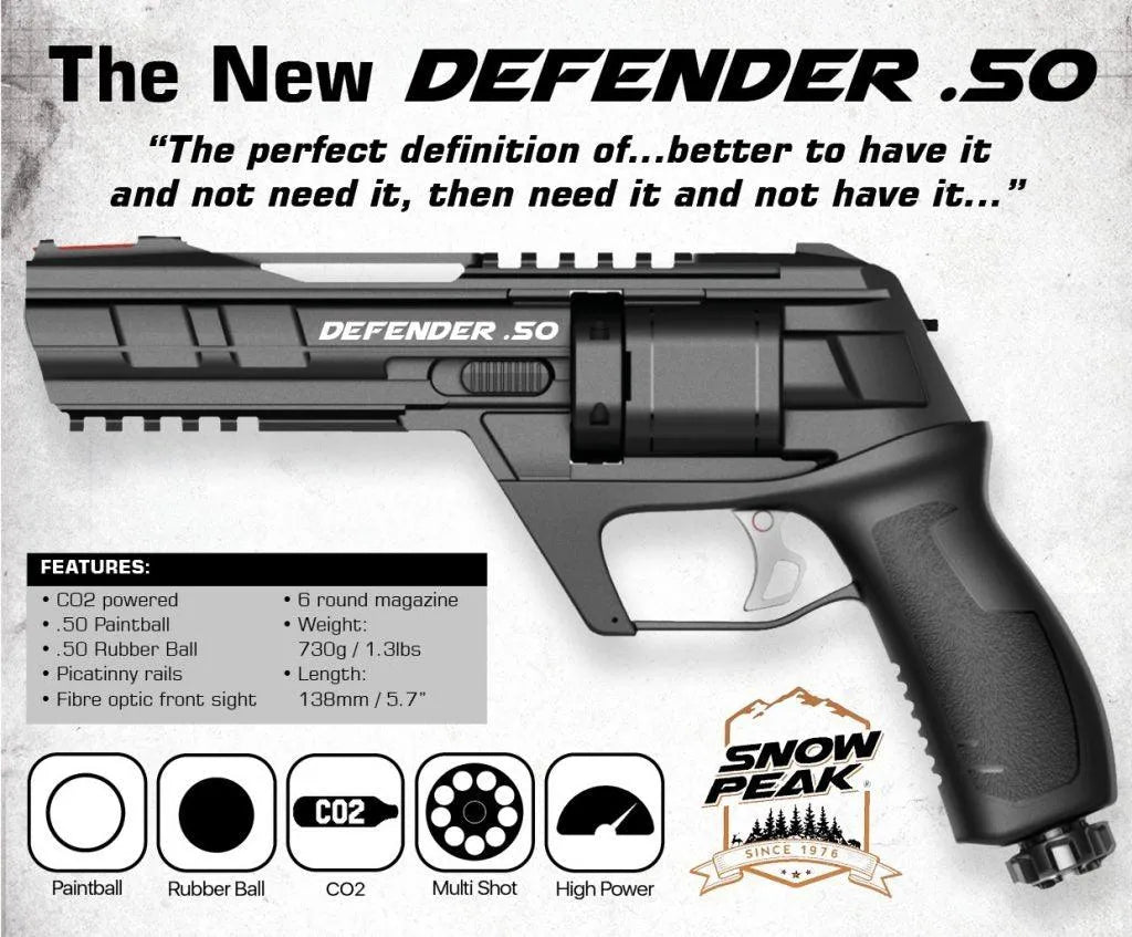 SNOWPEAK CP300 .50CAL DEFENDER COMBO - NeonSales {{ shop.shopifyCountryName }}