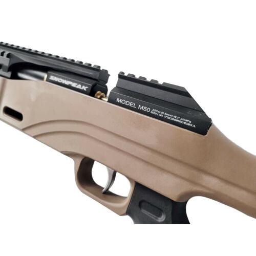 SNOWPEAK M50 SEMIAUTO PCP RIFLE, .22 CAL - FDE - NeonSales {{ shop.shopifyCountryName }}