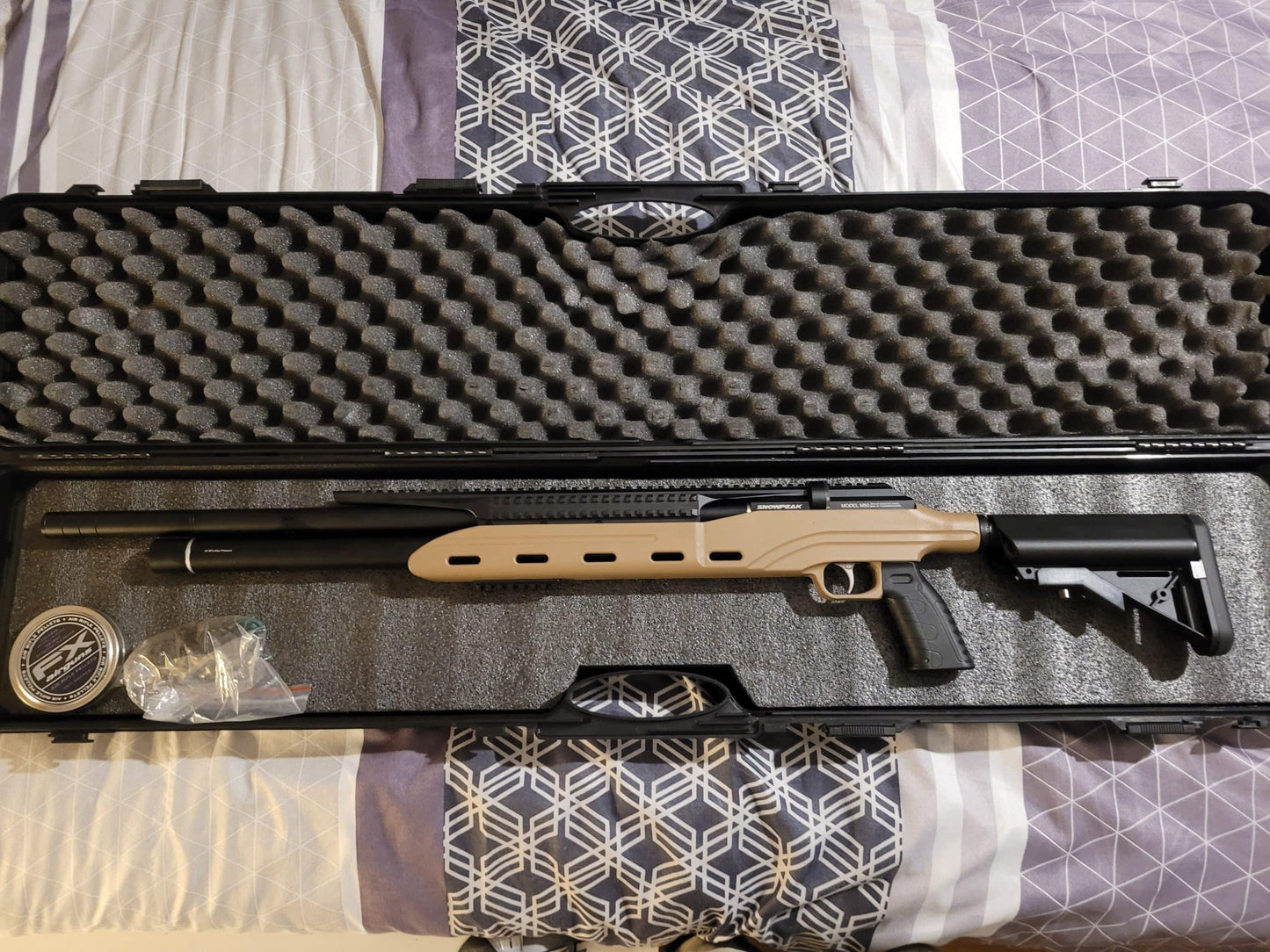 SNOWPEAK M50 SEMIAUTO PCP RIFLE, .22 CAL - FDE - NeonSales {{ shop.shopifyCountryName }}
